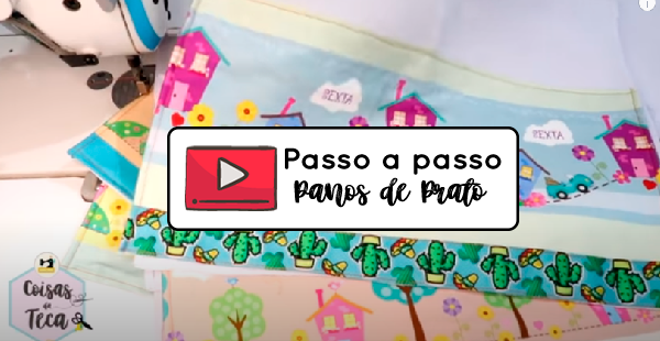 DIY - Passo a Passo Pano de Prato Semaninha Super Fácil de Fazer!